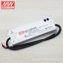 D&#39;origine MEANWELL courant constant tension constante type 36 v à 40 v led alimentation étanche IP65 aluminium cas HLG-120H-42A